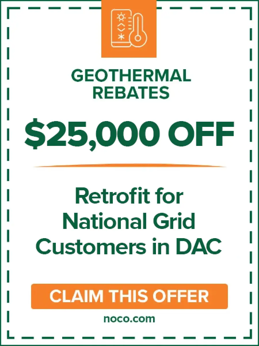 $25,000 off geothermal retrofit for National Grid customers in DAC