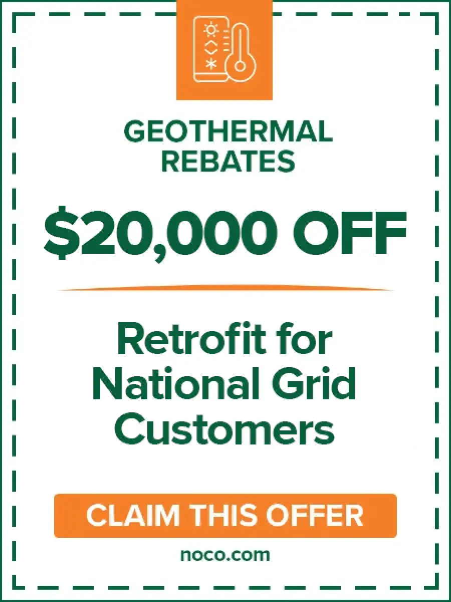 $20,000 off geothermal retrofit for National Grid customers