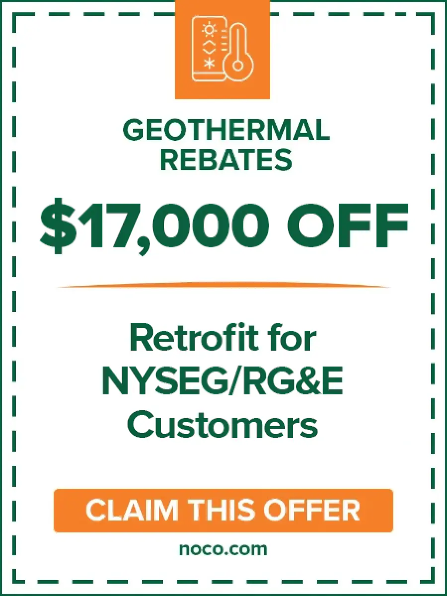 $17,000 off geothermal retrofit for NYSEG/RGE customers
