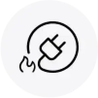natural gas and electric icon