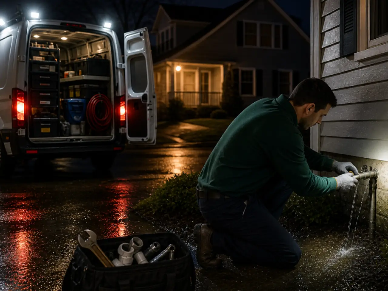 NOCO emergency plumbing technician on call