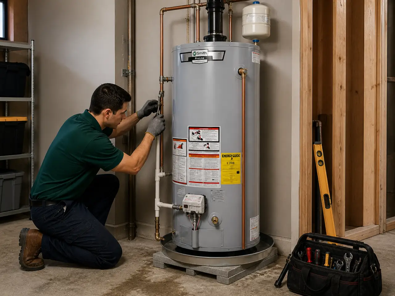 Water heater installation in Buffalo, NY