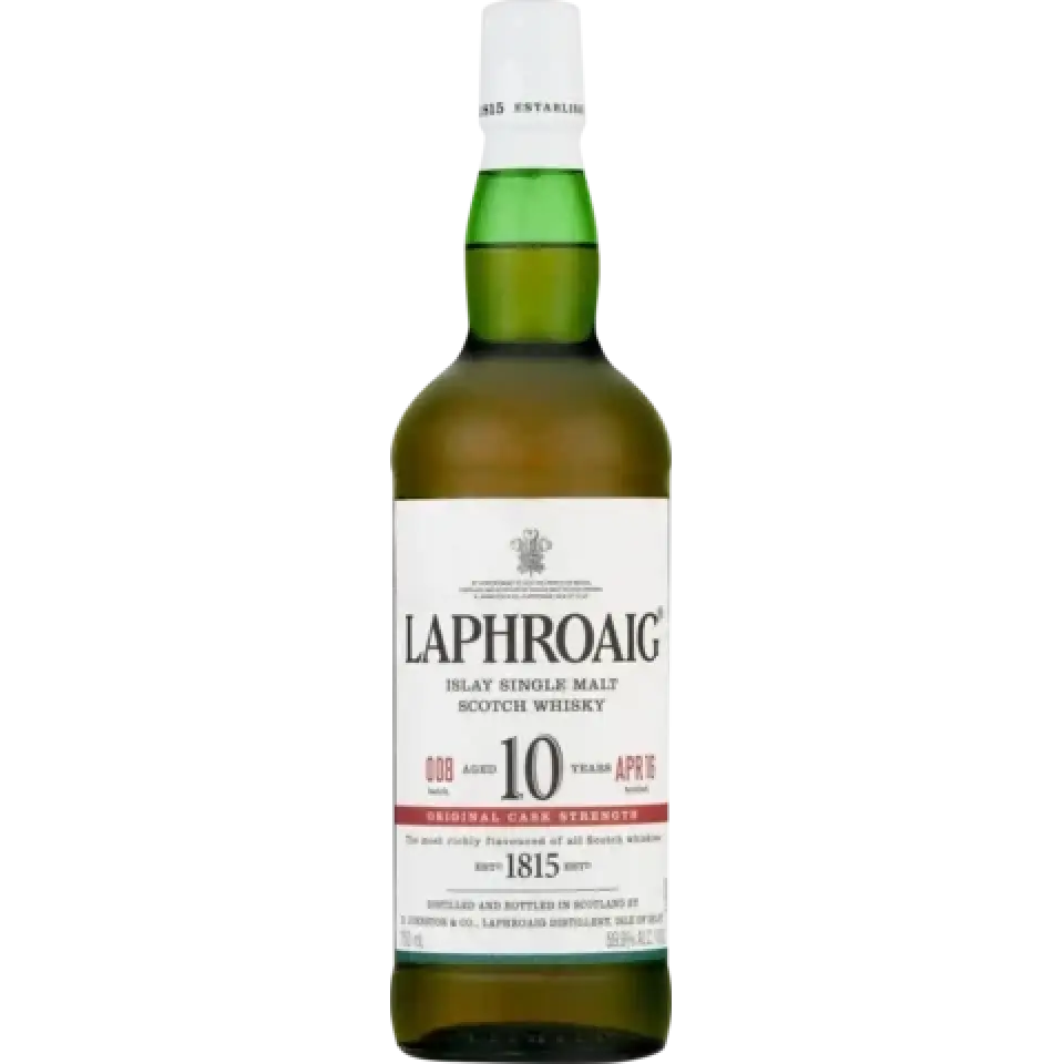 Laphroaig 10 Year Old Islay Single Malt Scotch Whisky 750ml