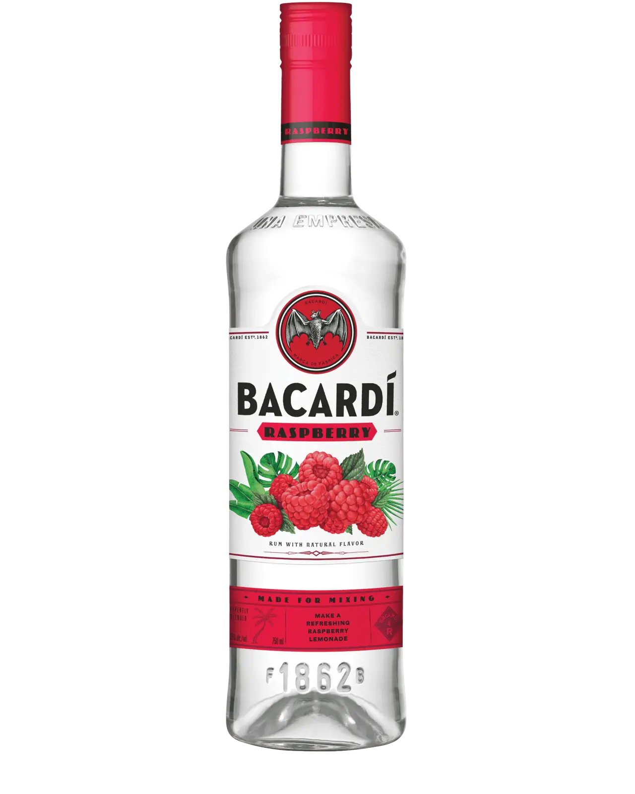 Bacardi Raspberry Flavored Rum 1L