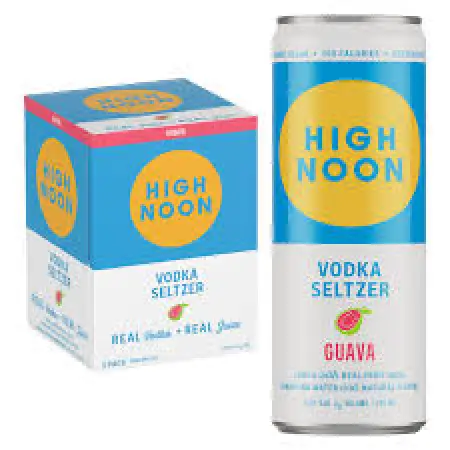 High Noon Guava Vodka & Soda 4pk 355ml Cans