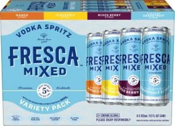 Fresca Mixed Vodka Spritz Variety Pack 8Pk 12oz Cans