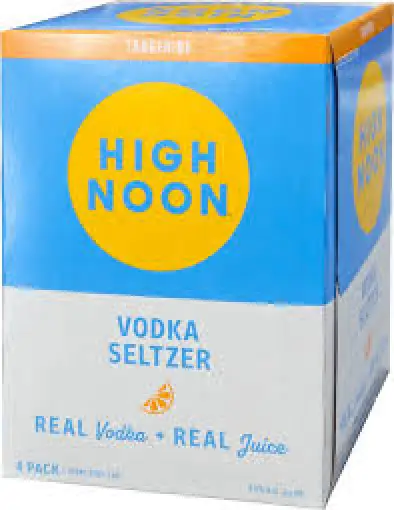 High Noon Tangerine Vodka & Soda 4Pk 355ml Cans