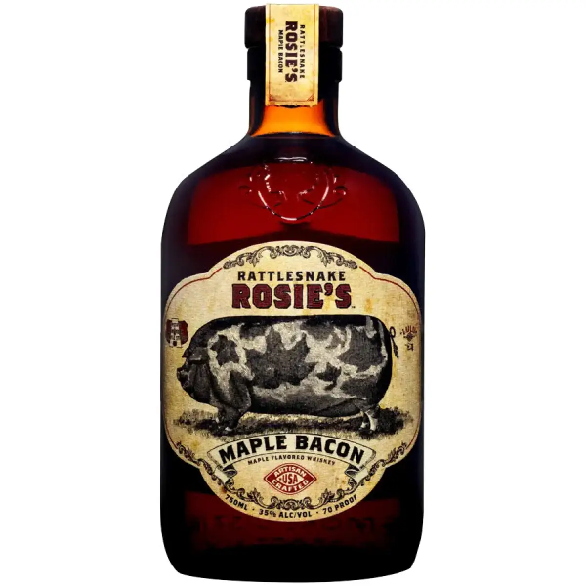 Rattlesnake Rosie's Maple Bacon Whiskey 750ml
