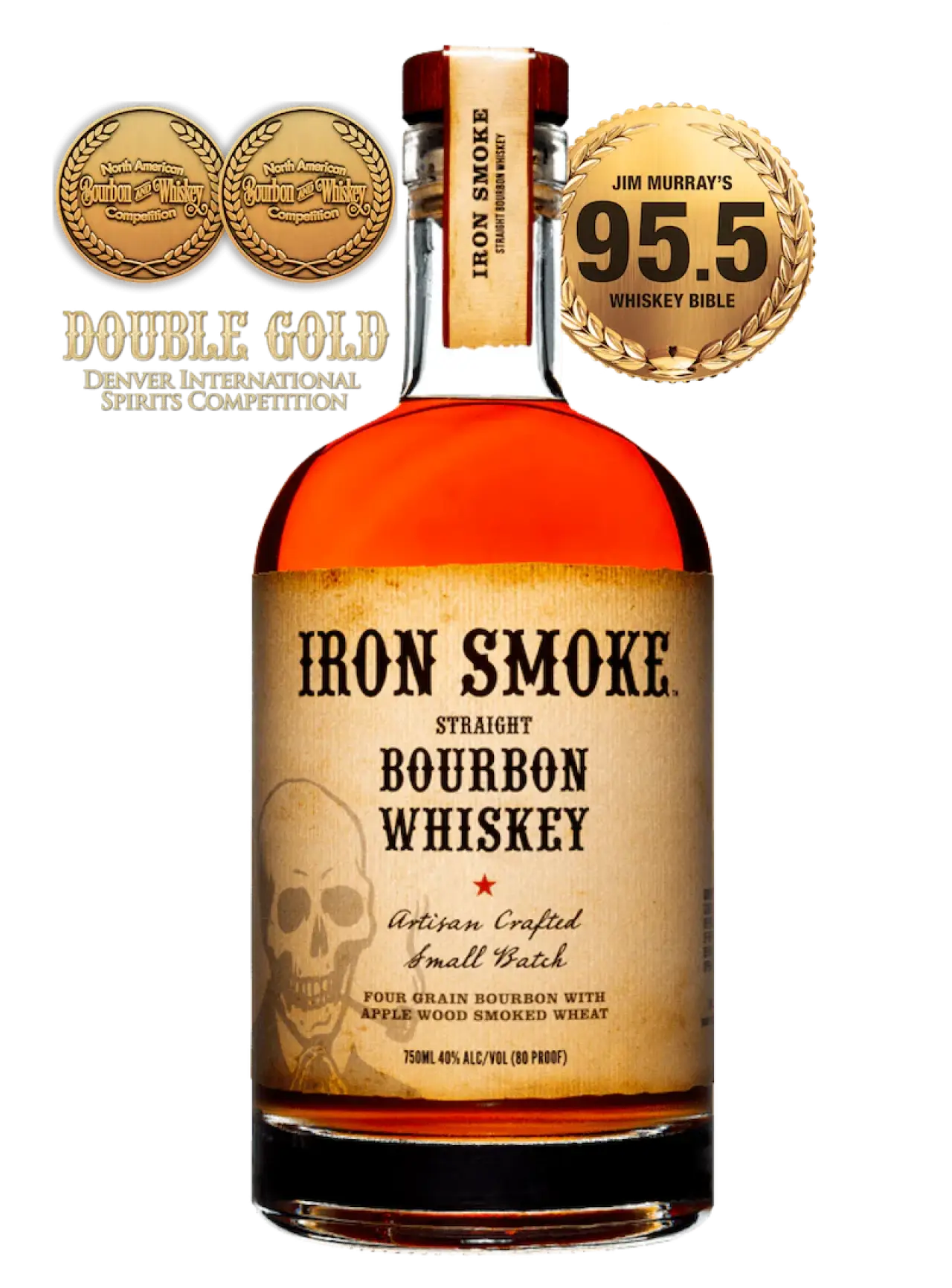 Iron Smoke Straight Bourbon Whiskey 750ml