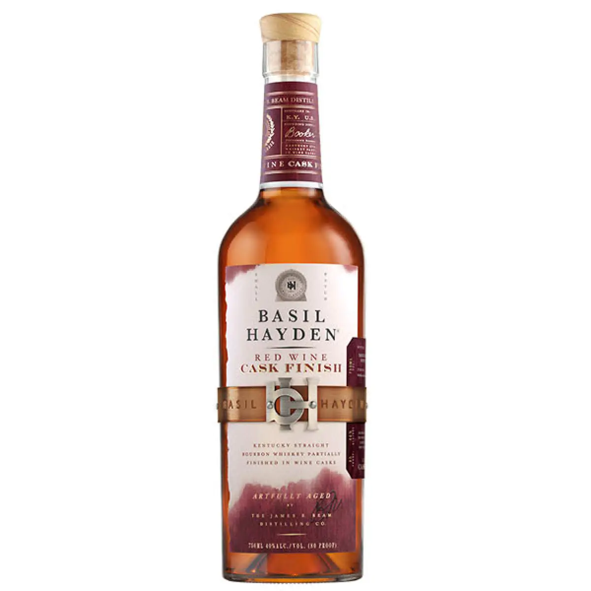 Basil Hayden Red Wine Cask Finish Kentucky Straight Bourbon Whiskey 750ml