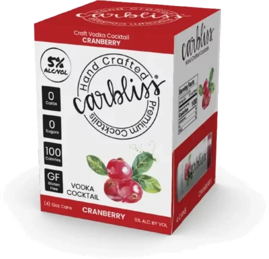 Carbliss Cranberry 4Pk-12oz