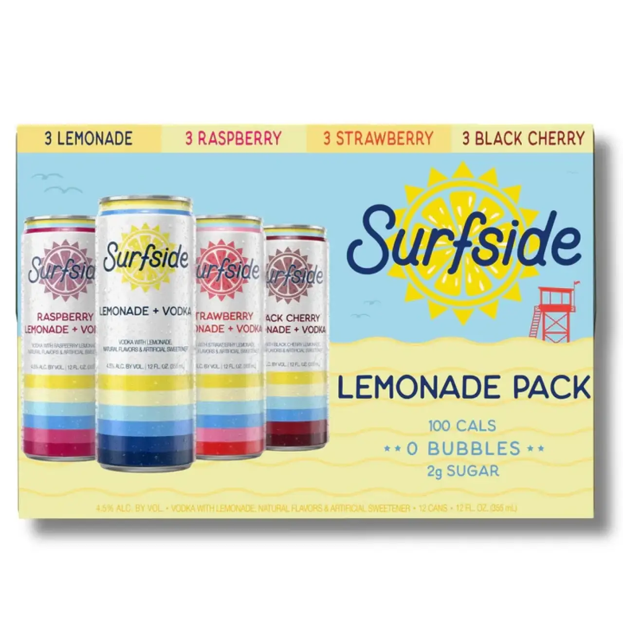 Surfside Lemonade Pack 12Pk