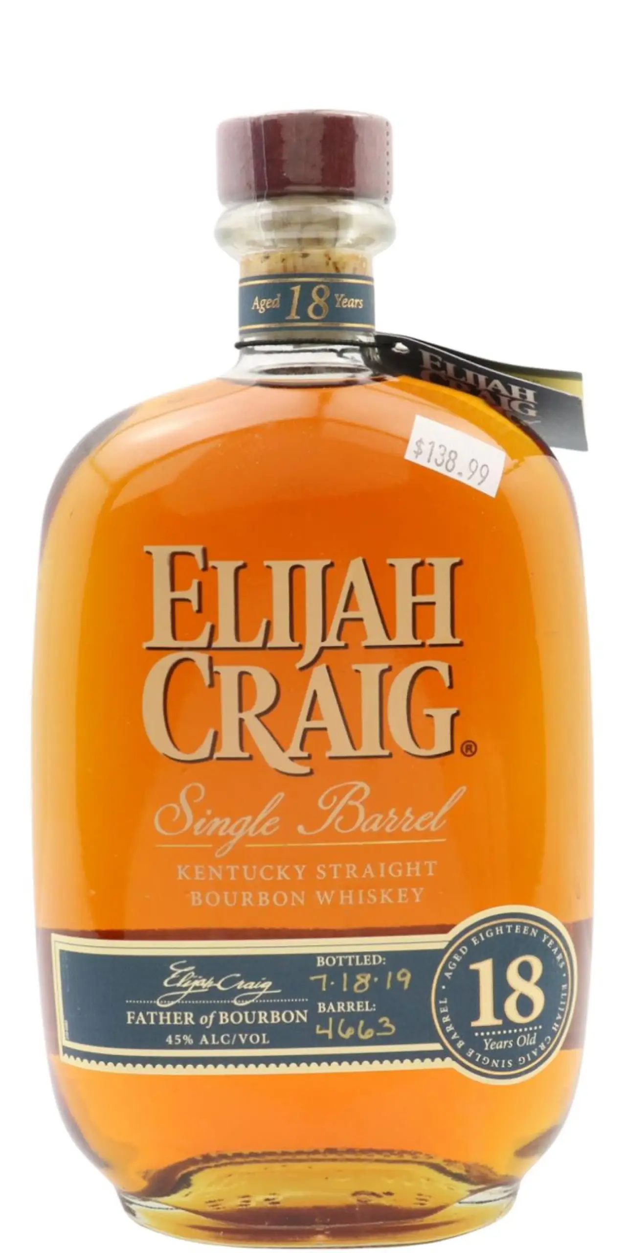 Elijah Craig 18Yr Bourbon