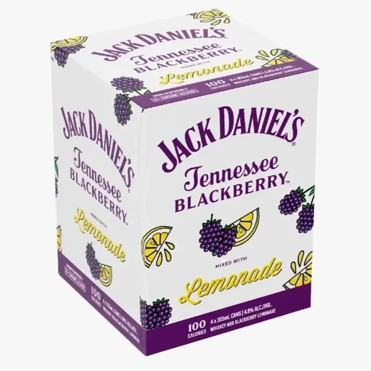 Jack D. Blkbry lemonade 4pk
