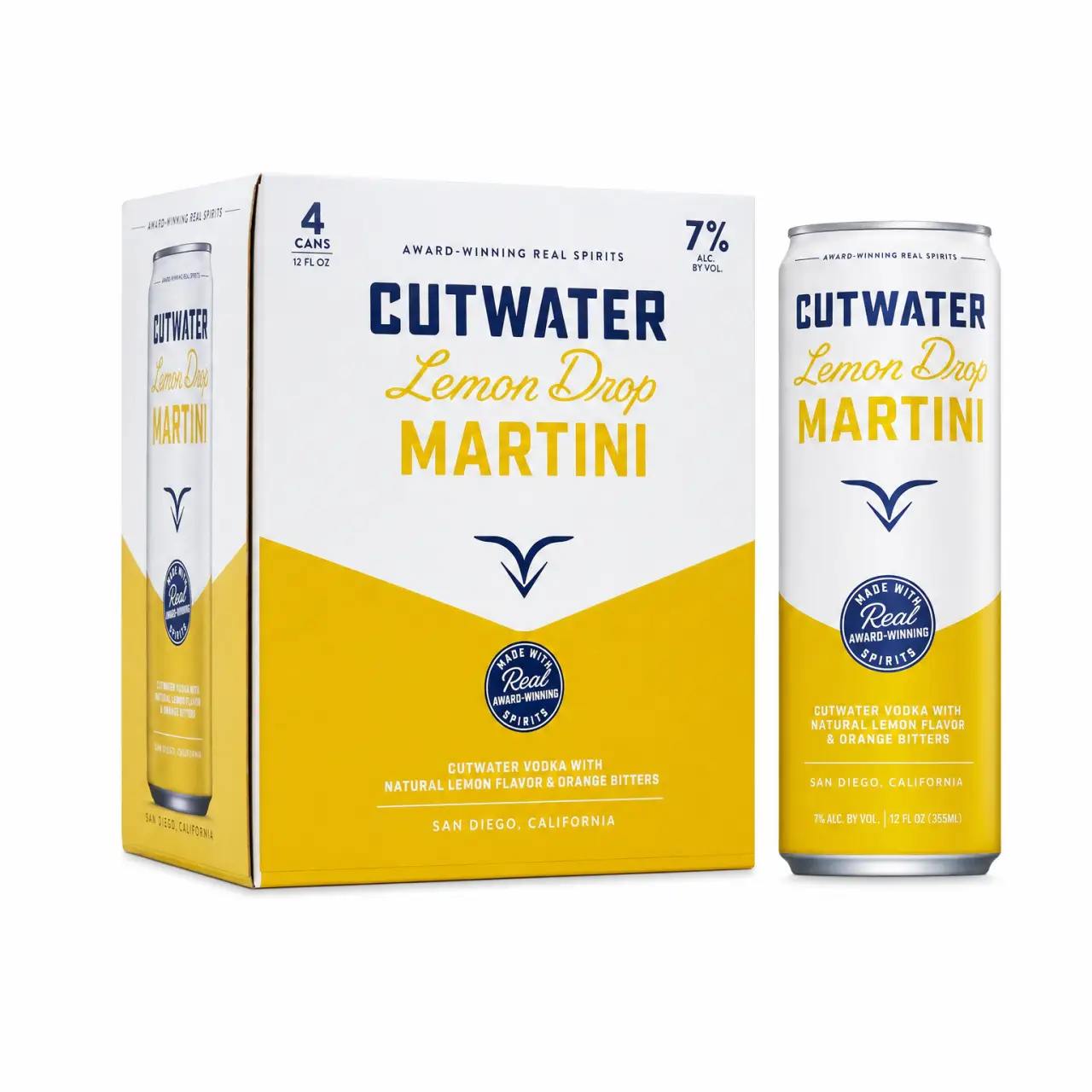 Cutwater Lemon Drop Martini 4Pk 12oz Cans