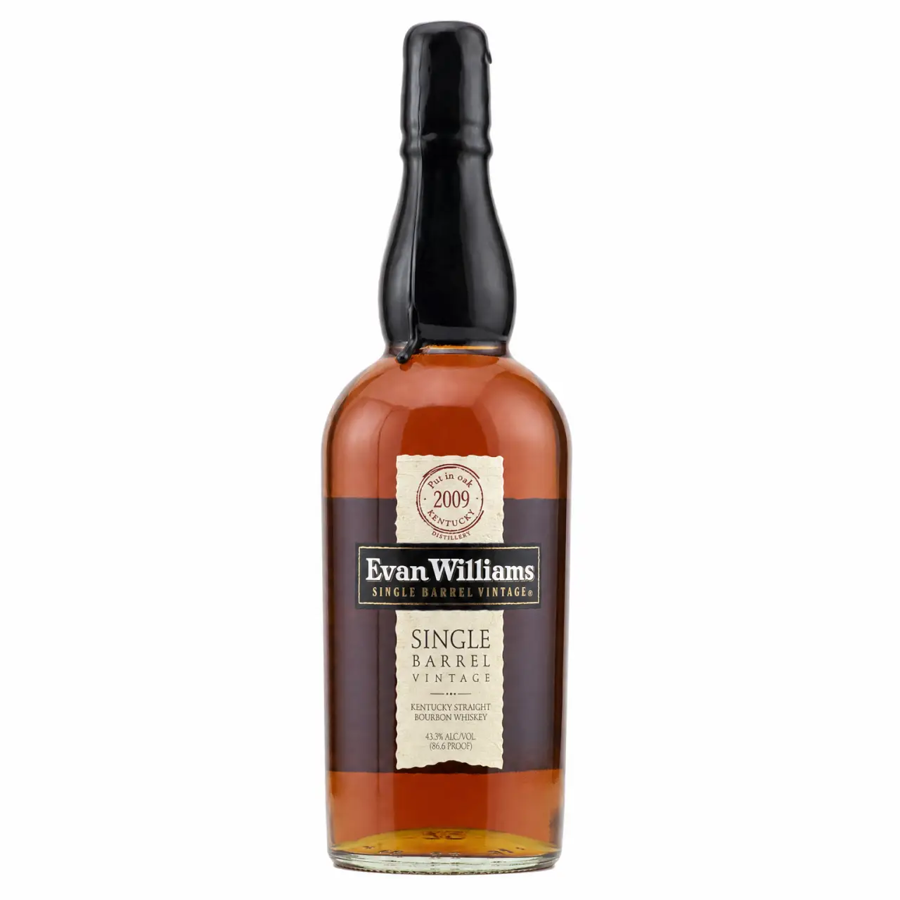 Evan Williams Single Barrel Vintage Kentucky Straight Bourbon Whiskey 750ml