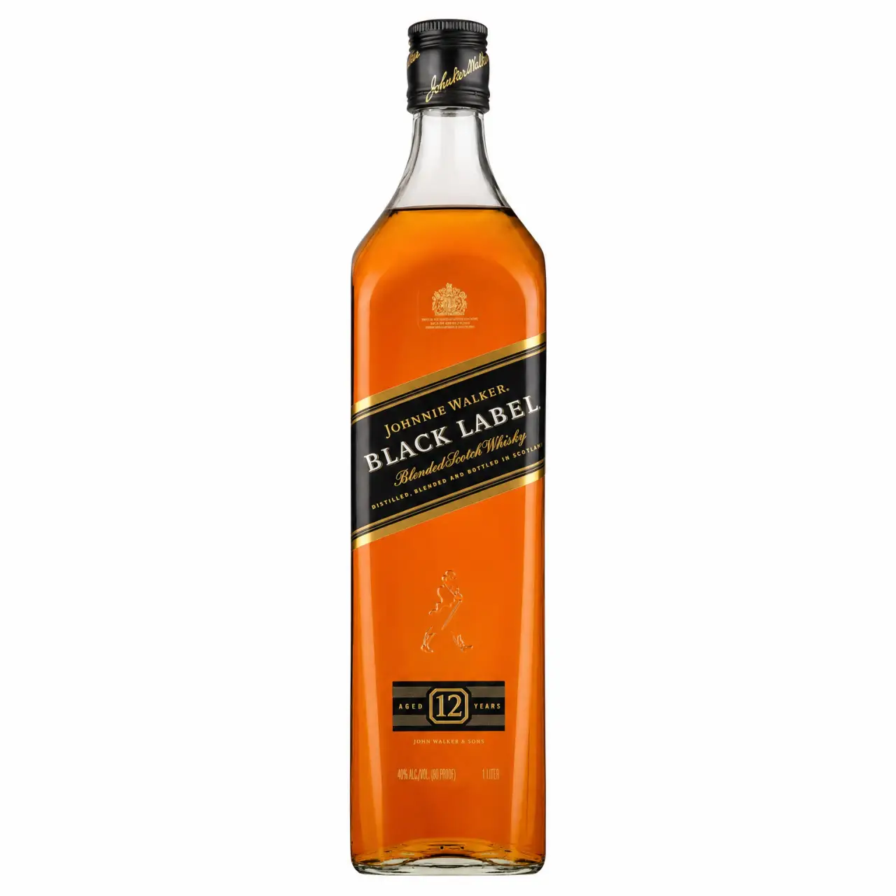 Johnnie Walker Black Label Blended Scotch Whisky 1L