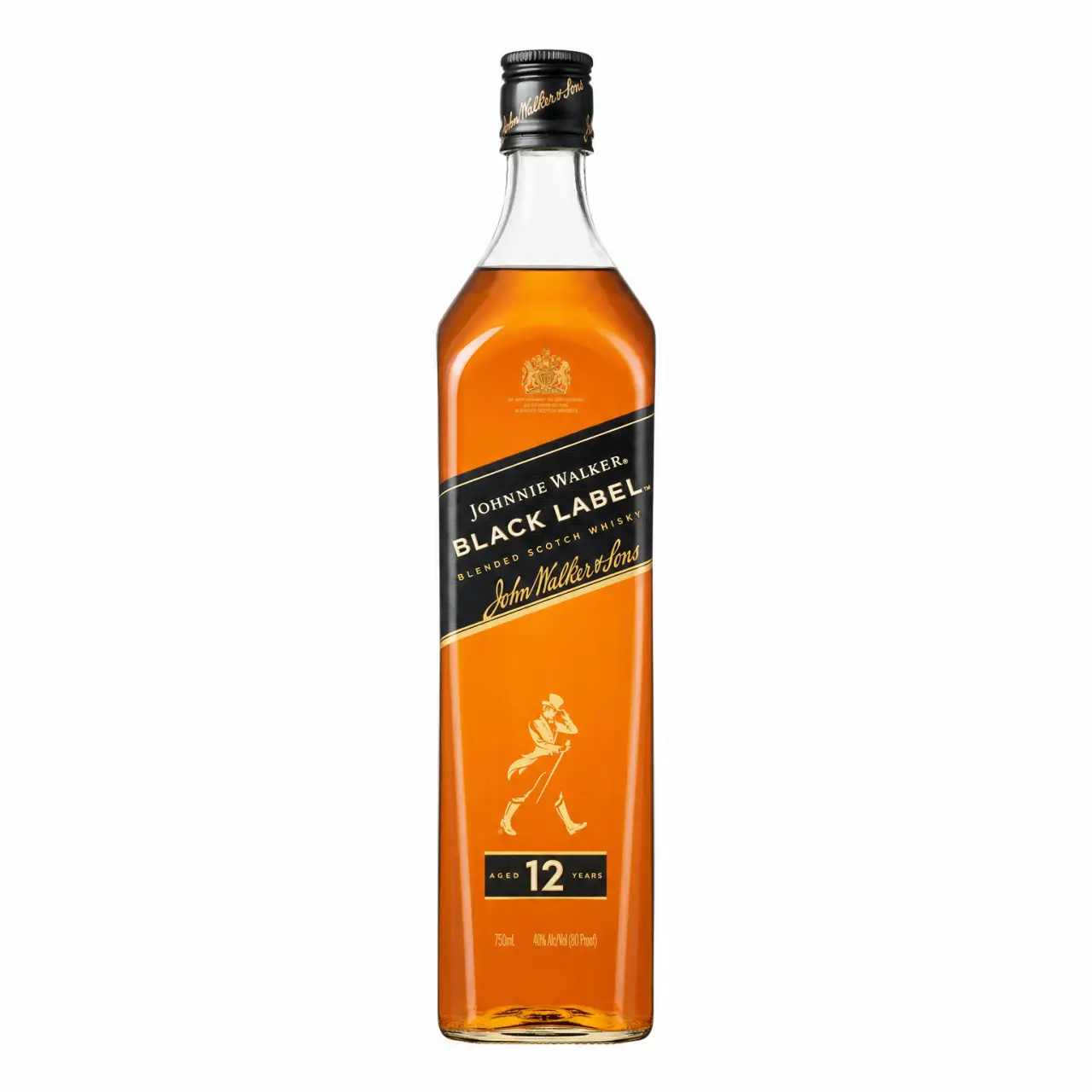 Johnnie Walker Black Label Blended Scotch Whisky 750ml