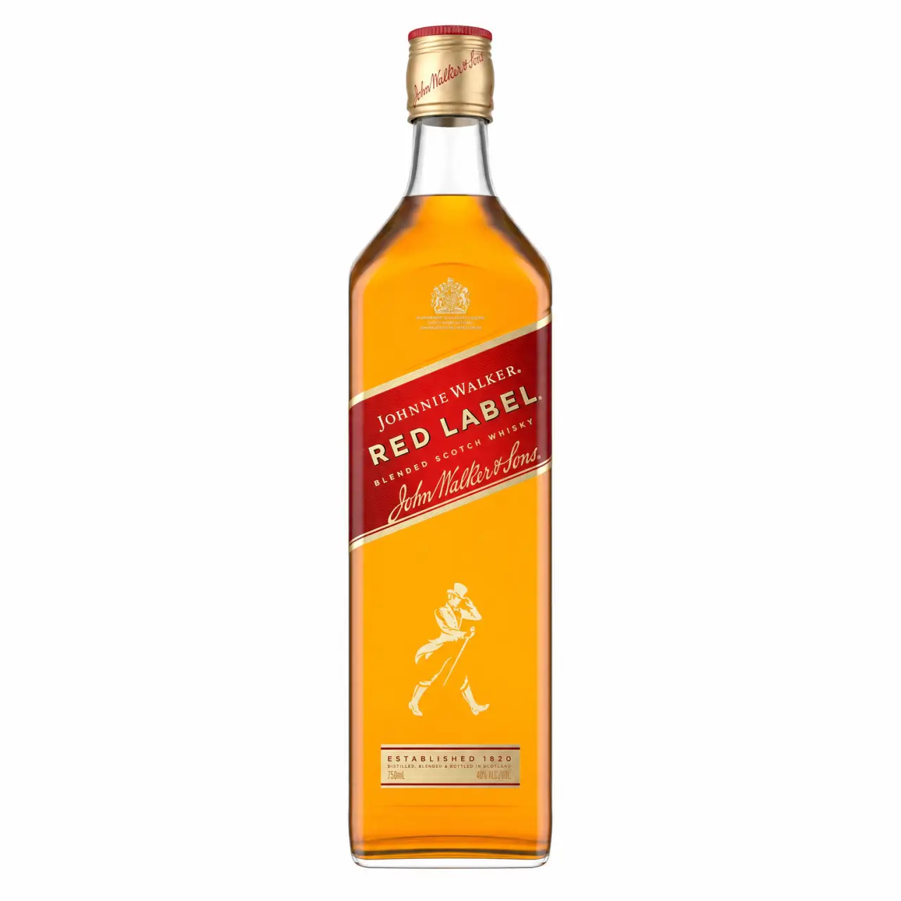 Johnnie Walker Red Label Blended Scotch Whisky 750ml