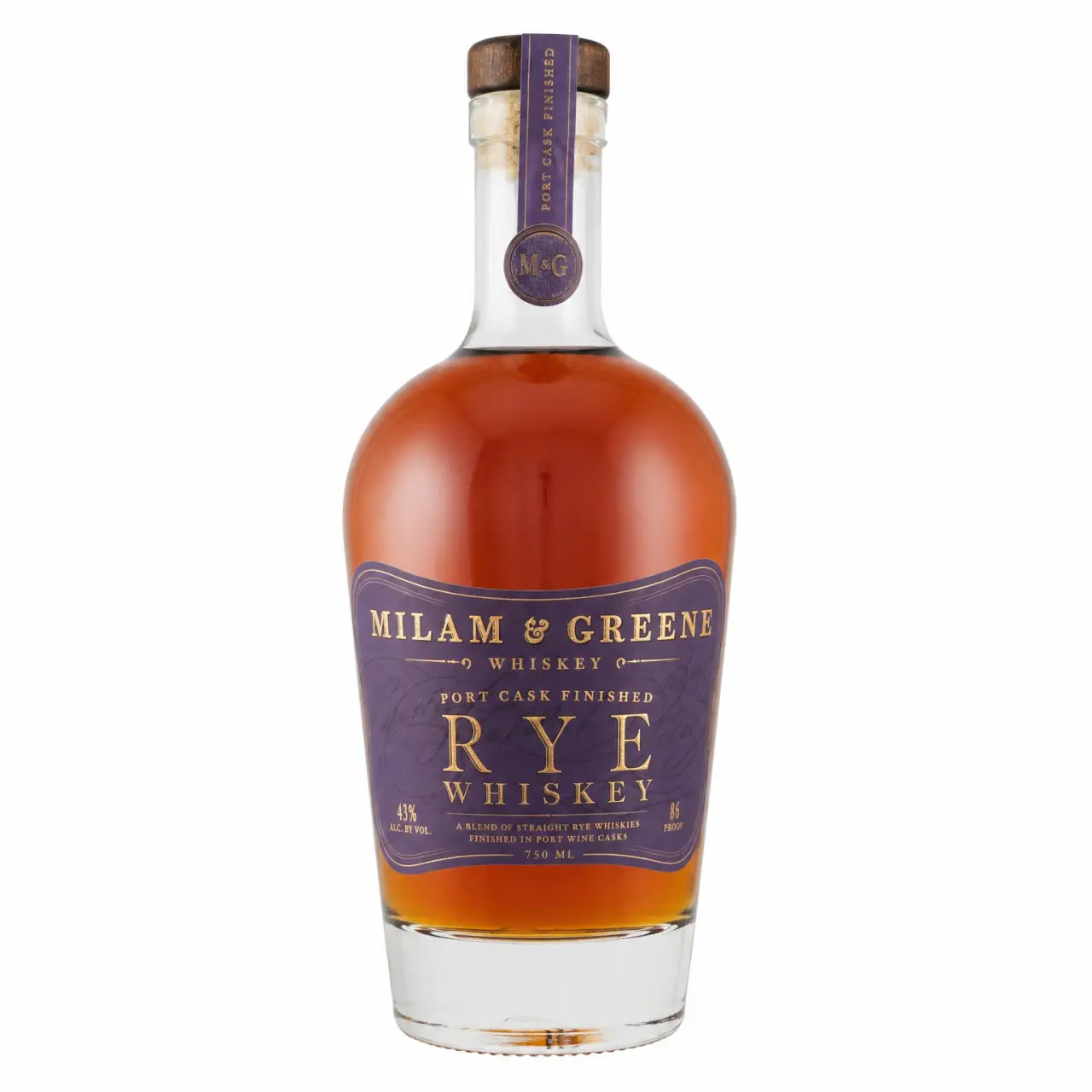 Milam & Greene Port Cask Rye 750ml