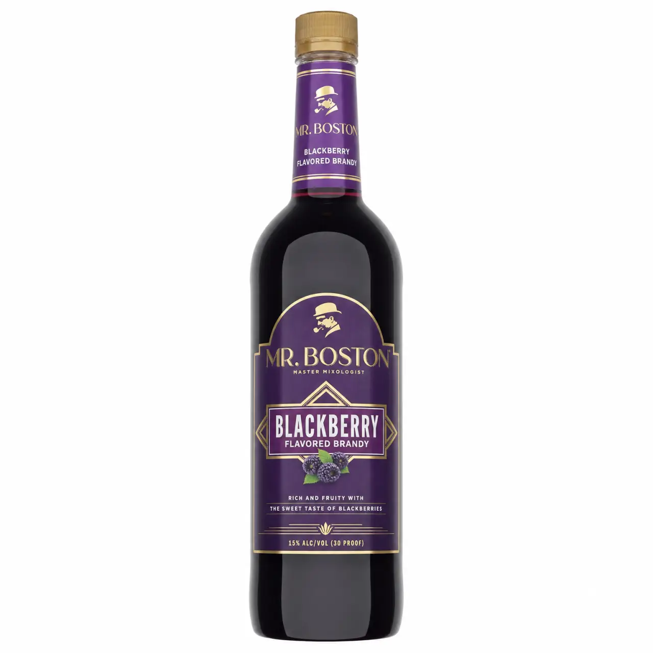 Mr. Boston Blackberry Flavored Brandy 1L