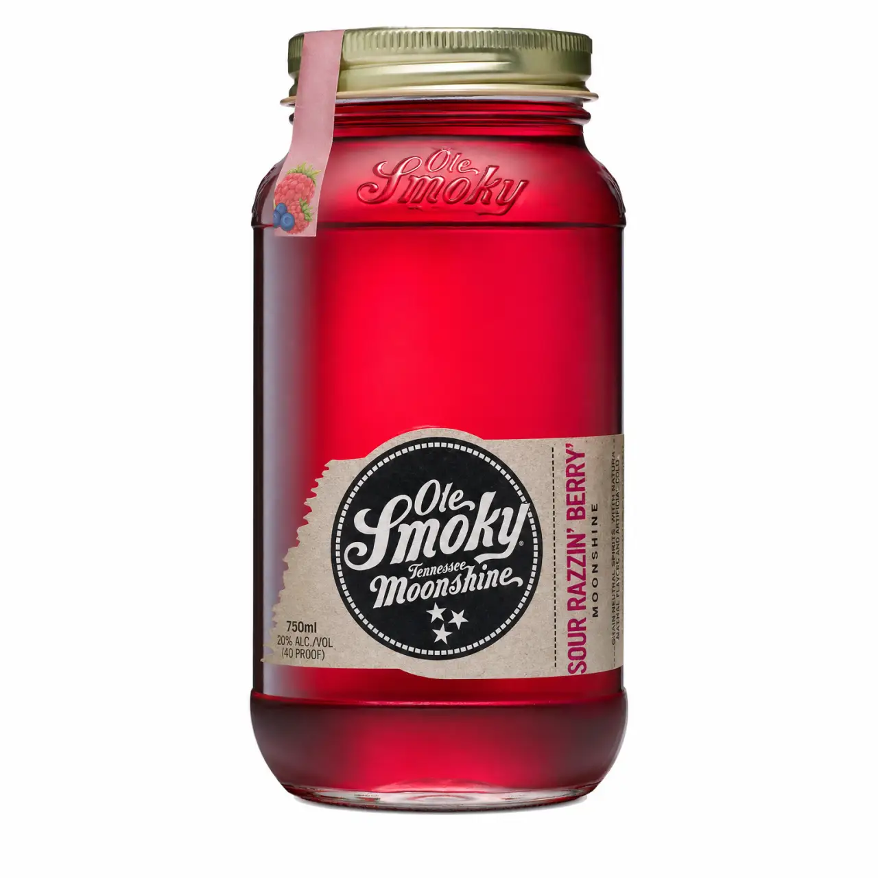 Ole Smoky Sour Razzin' Berry Moonshine 750ml