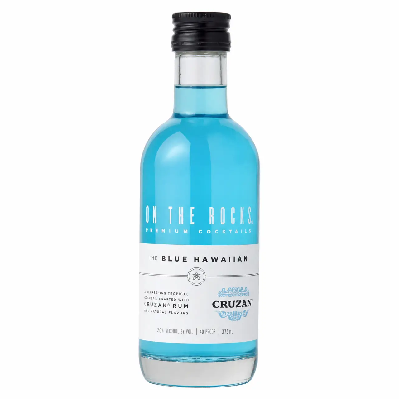 On The Rocks The Blue Hawaiian 375ml