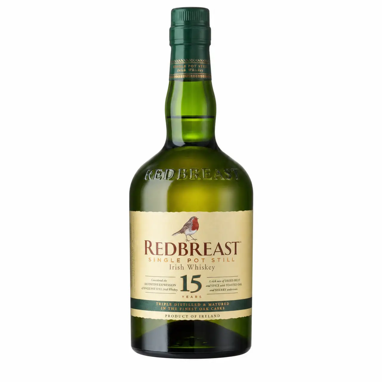 Redbreast 15 Year Old Single Pot Still Irish Whiskey 750ml