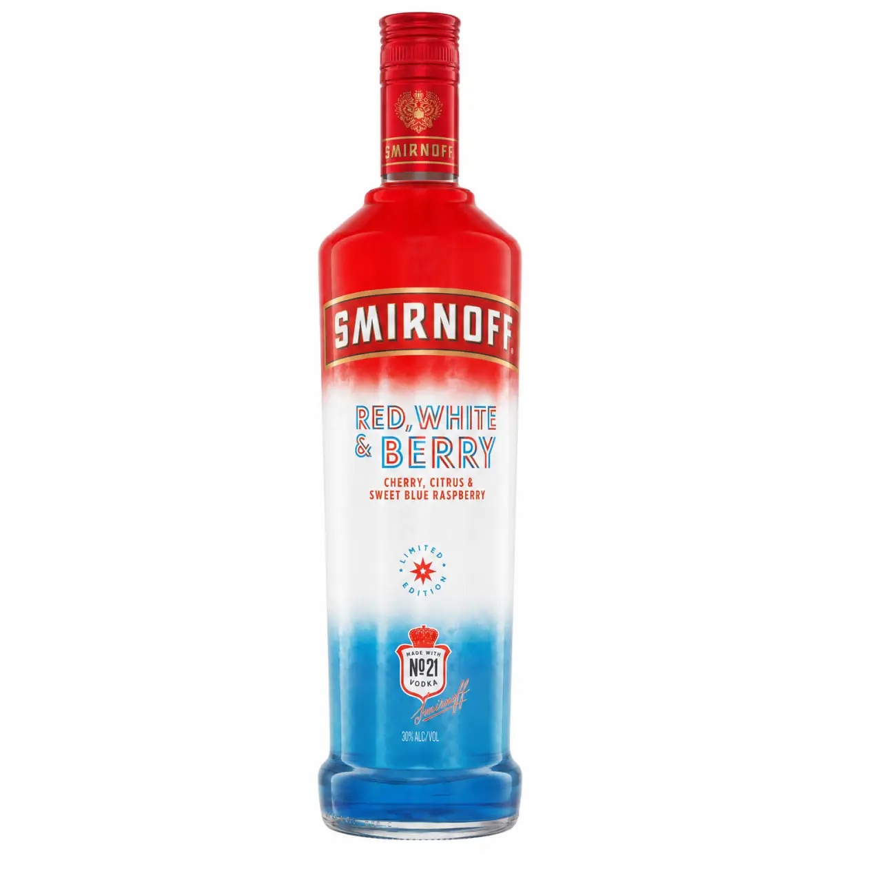 Smirnoff Red, White & Berry Vodka 1L