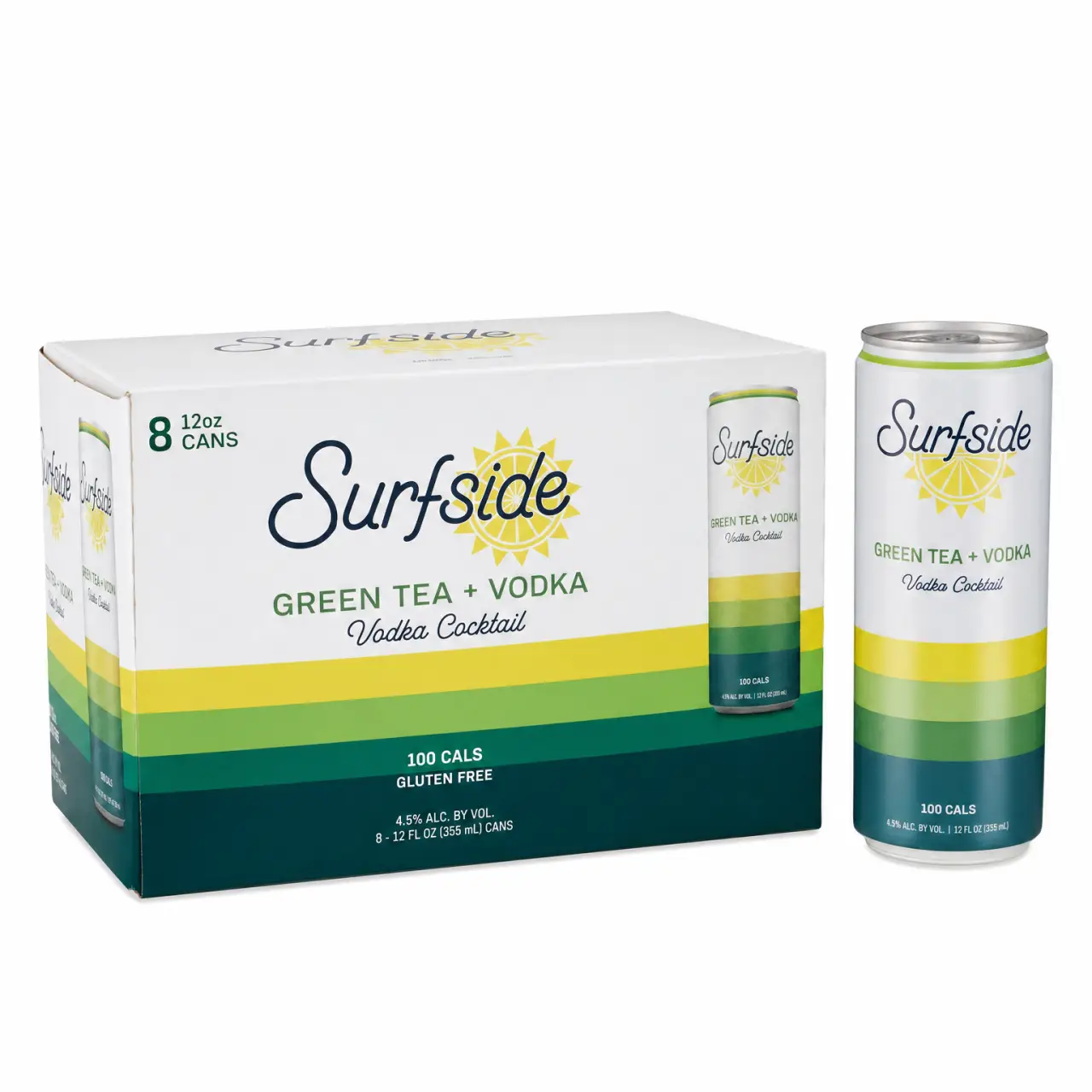 Surfside Green Tea + Vodka 8Pk 12oz Cans