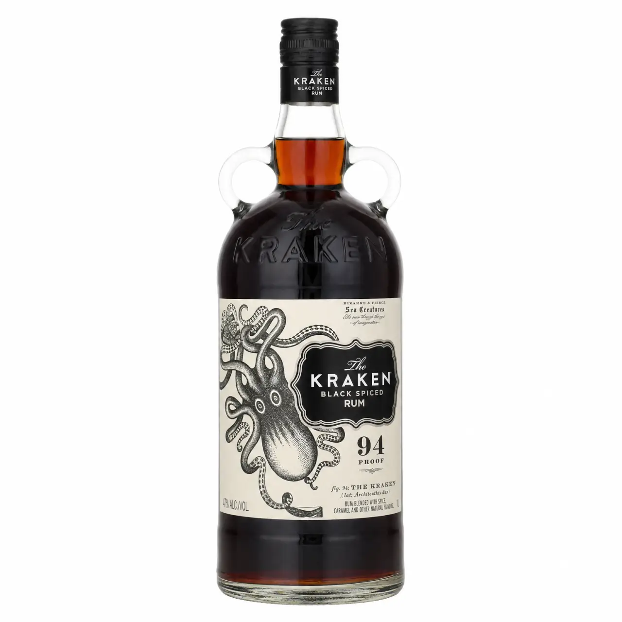 The Kraken Black Spiced Rum 94 Proof 1L