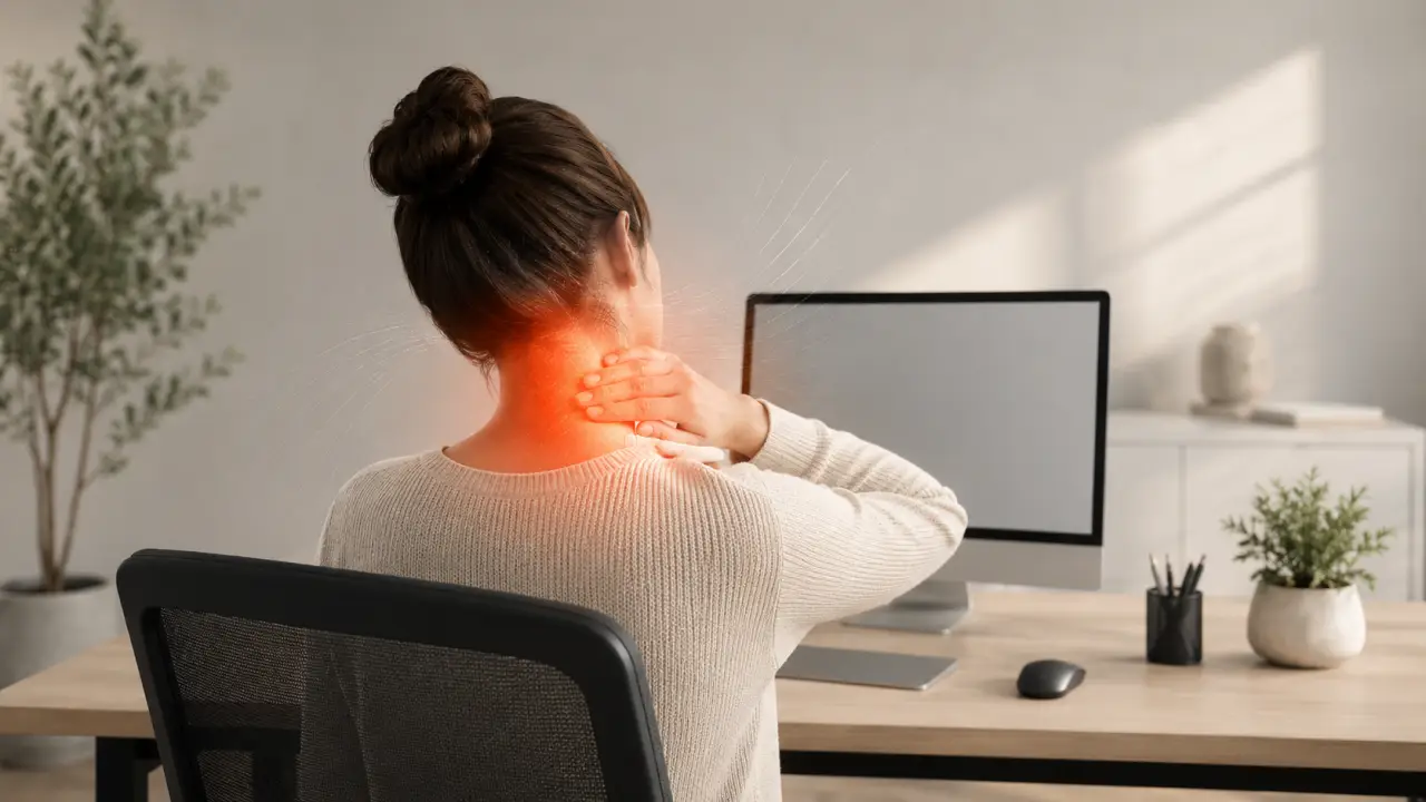 Chiropractor evaluating a patient's neck at Gerlach Chiropractic in Rochester, NY