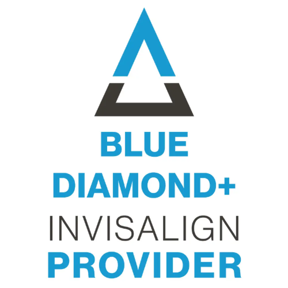 Blue diamond plus logo