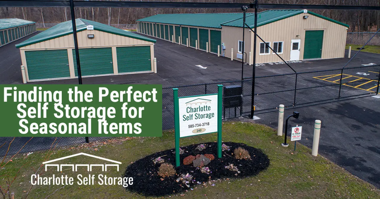 Finding the Perfect Self Storage for Seasonal Items