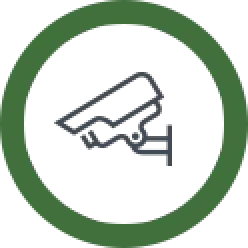 24/7 digital video surveillance icon