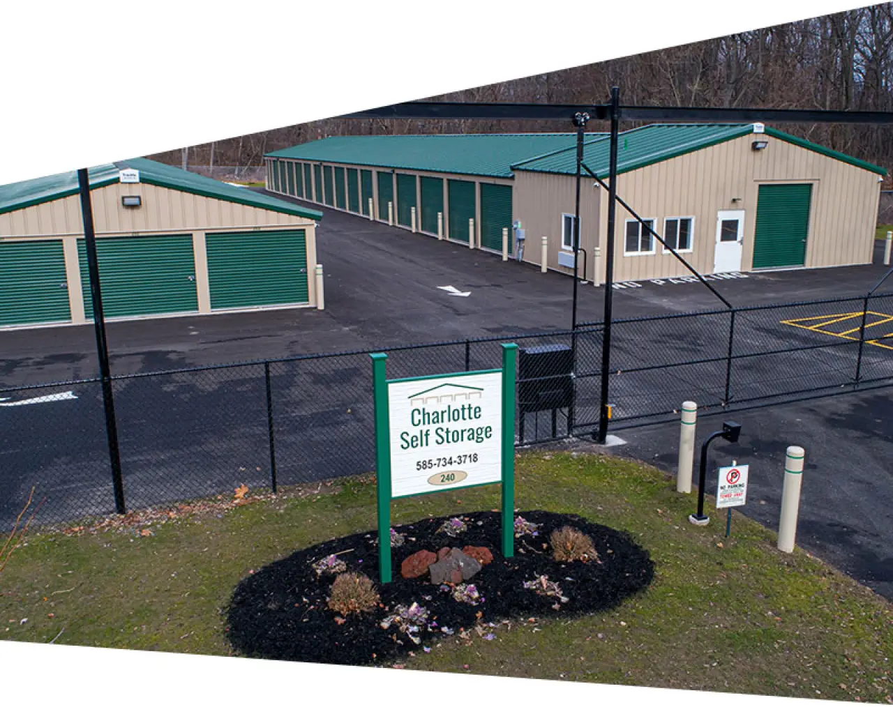 charlotte self storage secure entrance