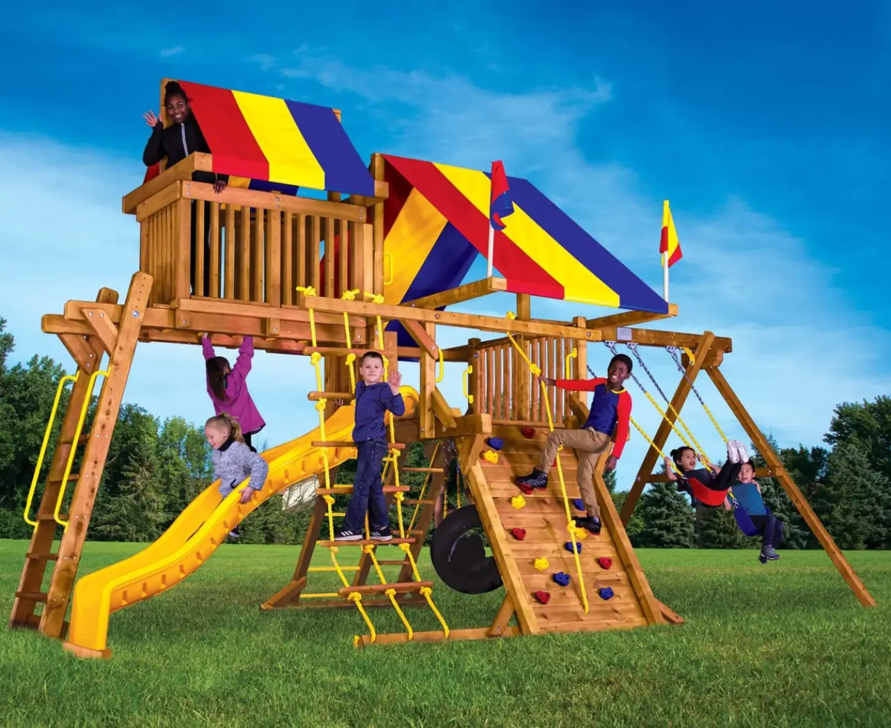 Sunshine Castle Pkg IV Rainbow Play Systems thumbnail