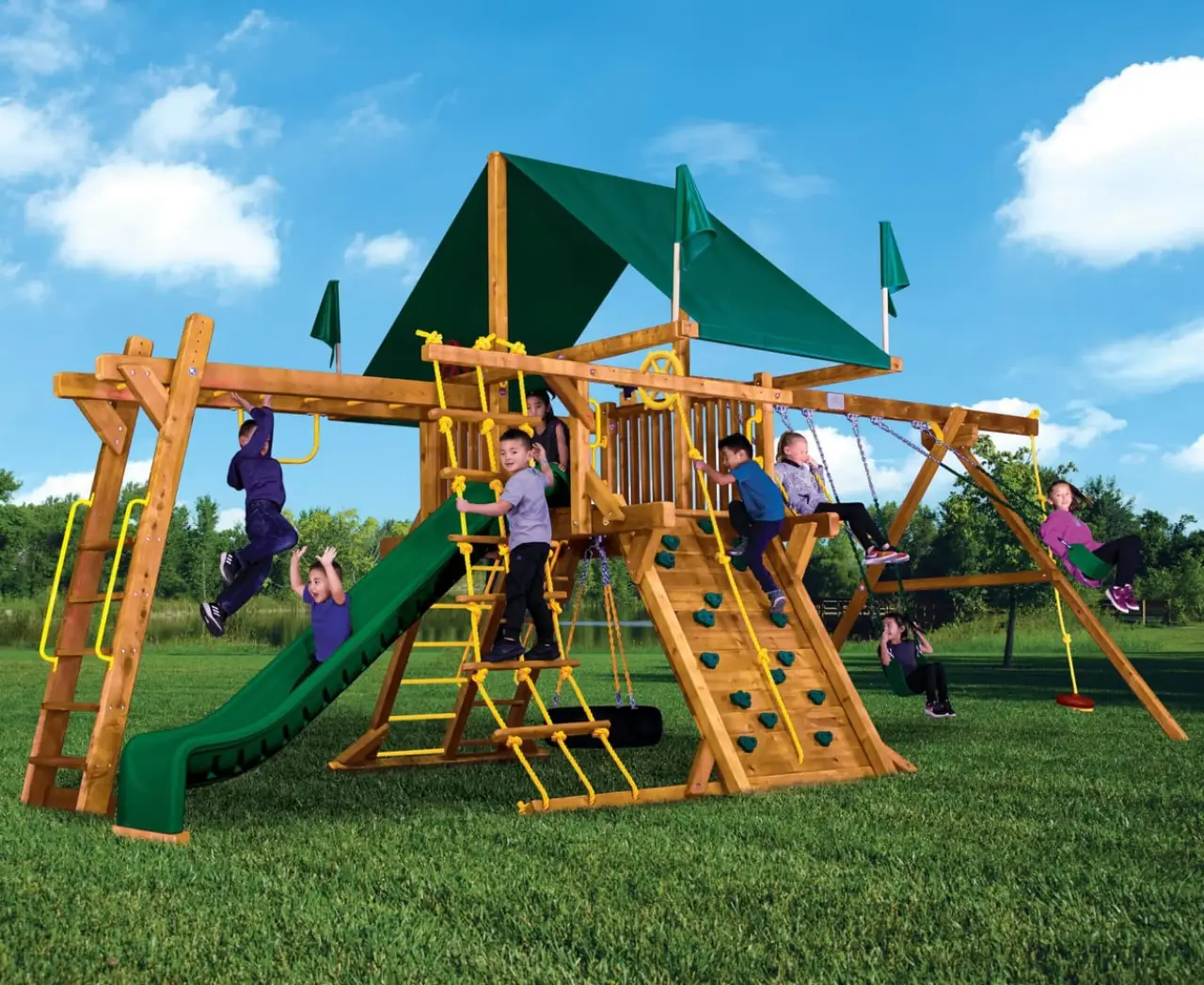 Sunshine Castle Pkg III Rainbow Play Systems thumbnail