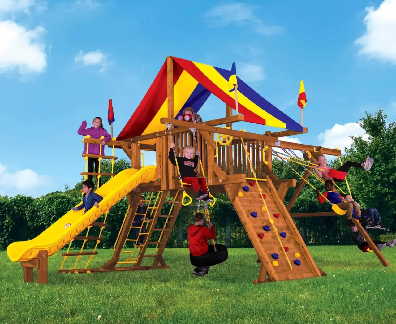Rainbow Super Castle Pkg II Rainbow Play Systems thumbnail