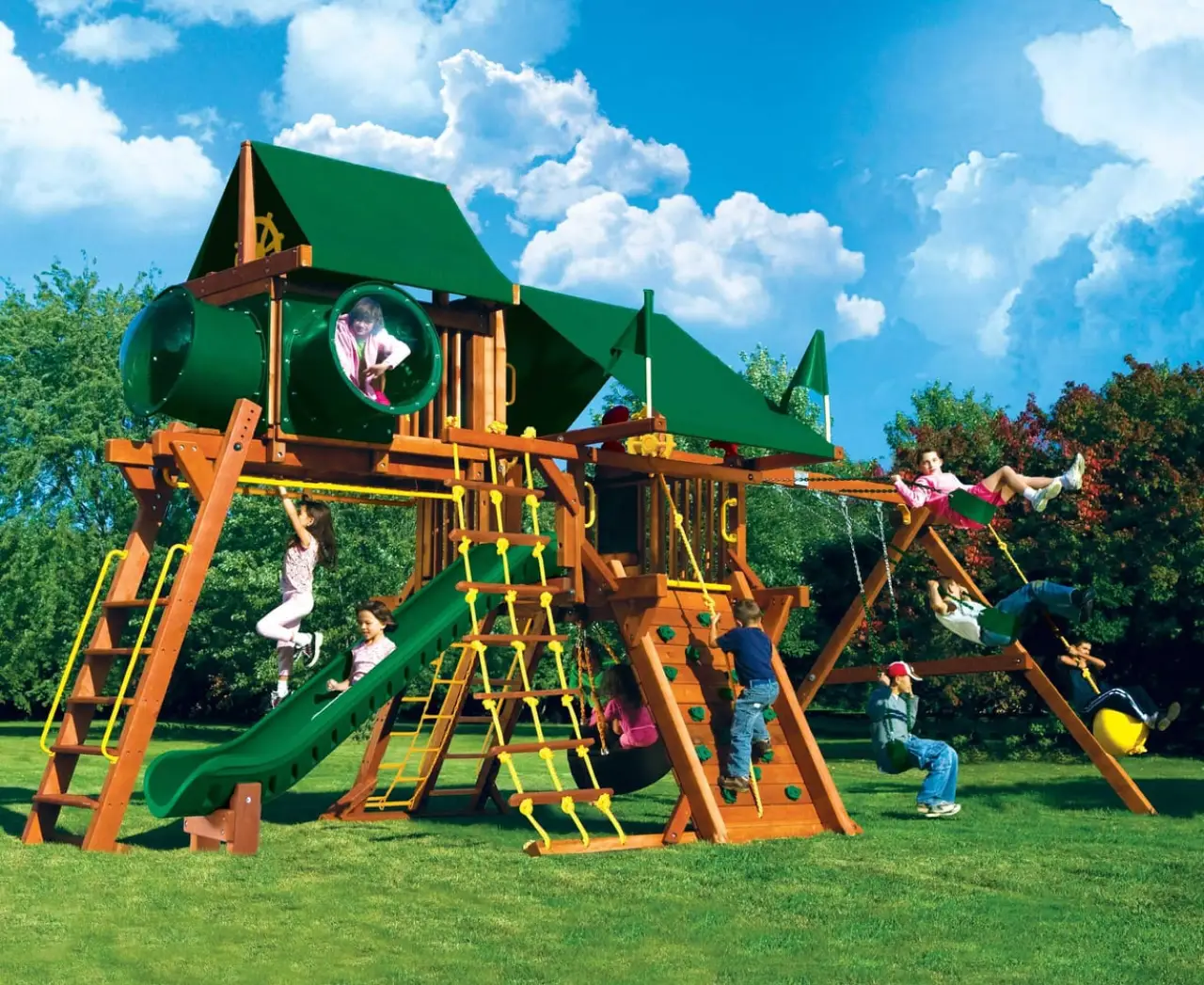 Rainbow Castle Pkg IV Rainbow Play Systems thumbnail