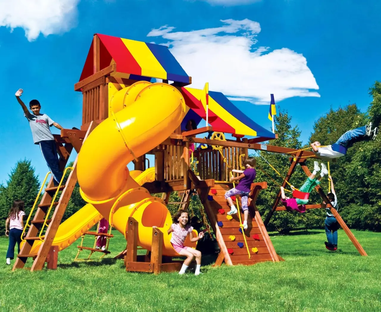 Rainbow Castle Pkg V Rainbow Play Systems thumbnail