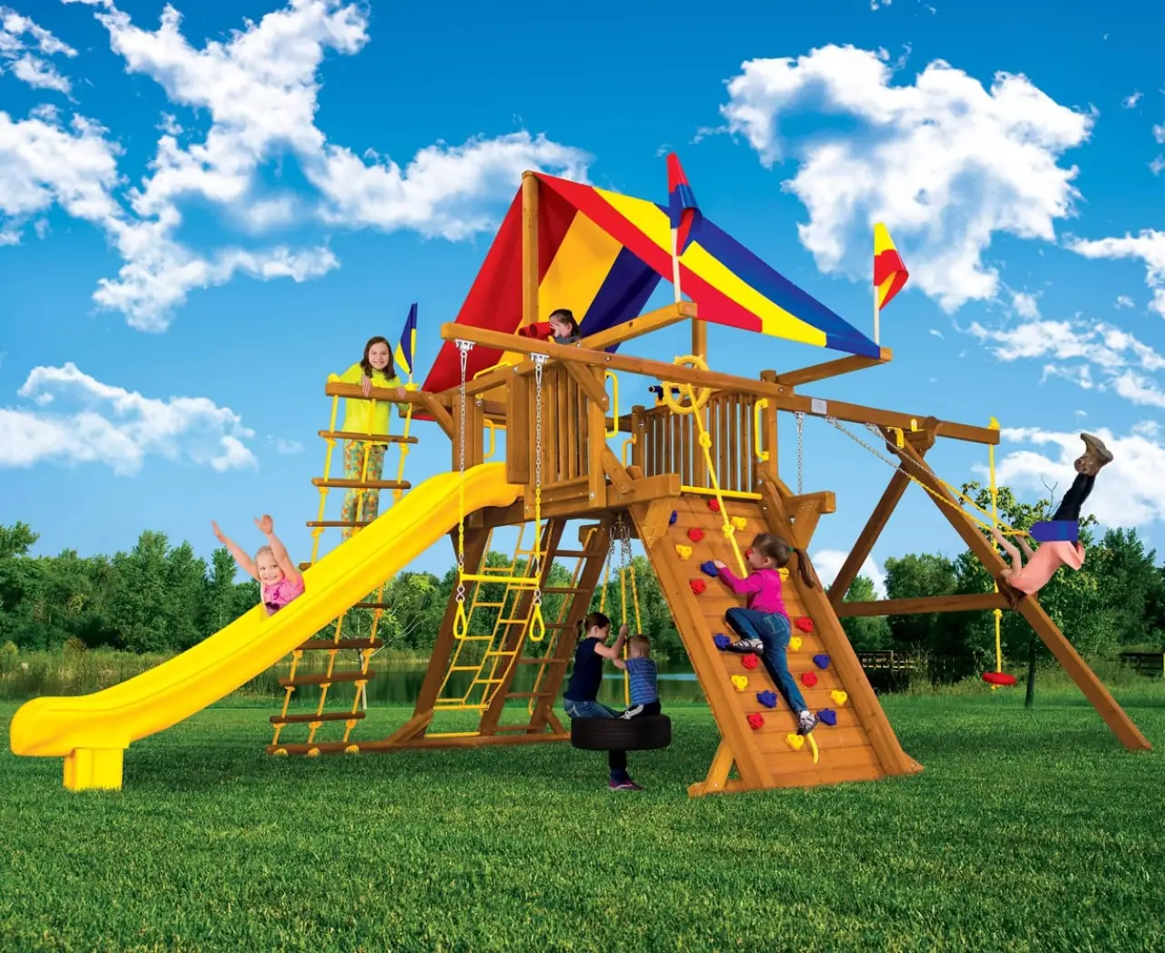 Monster Castle Pkg II Rainbow Play Systems thumbnail