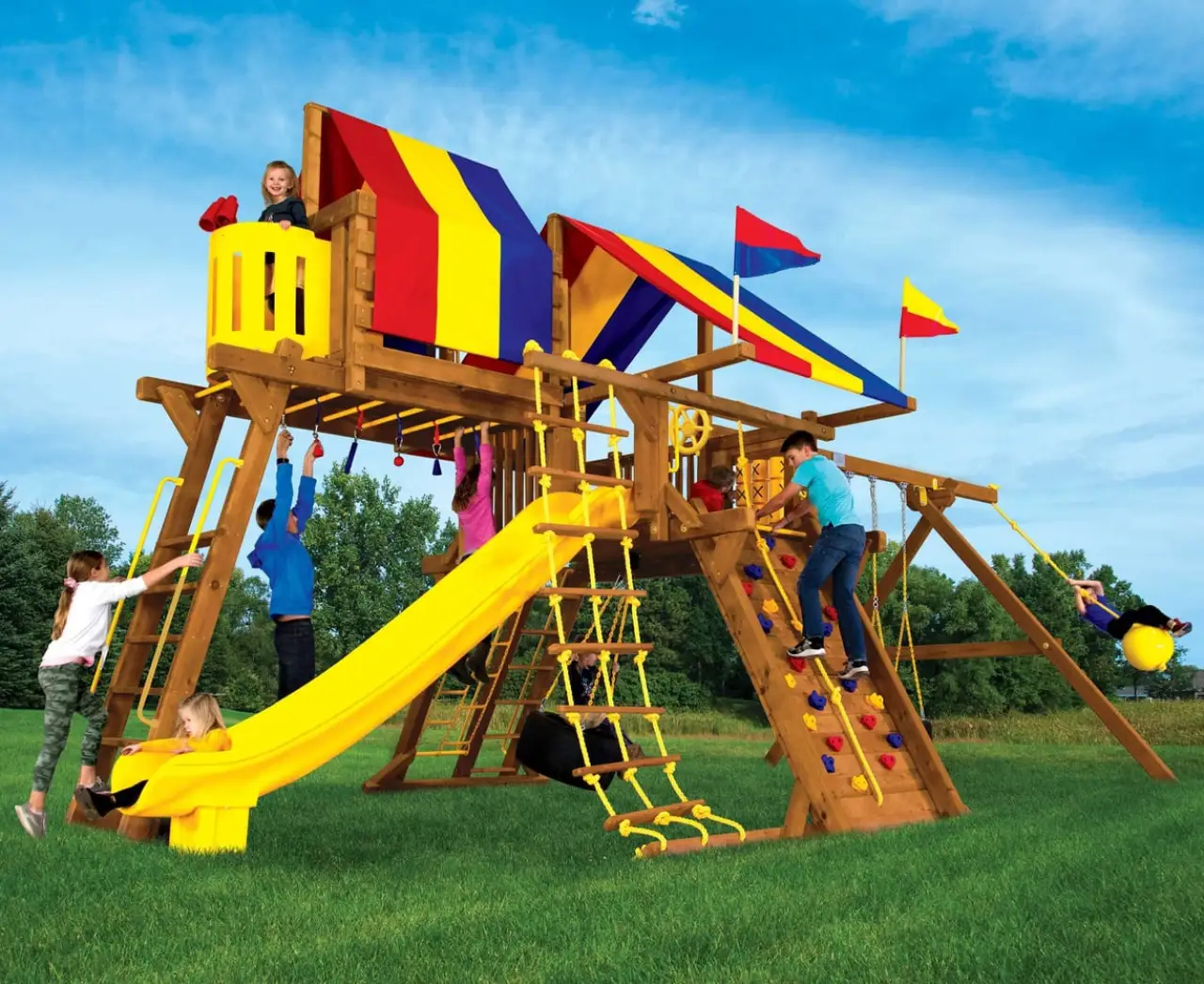 Monster Super Castle Pkg IV Rainbow Play Systems thumbnail