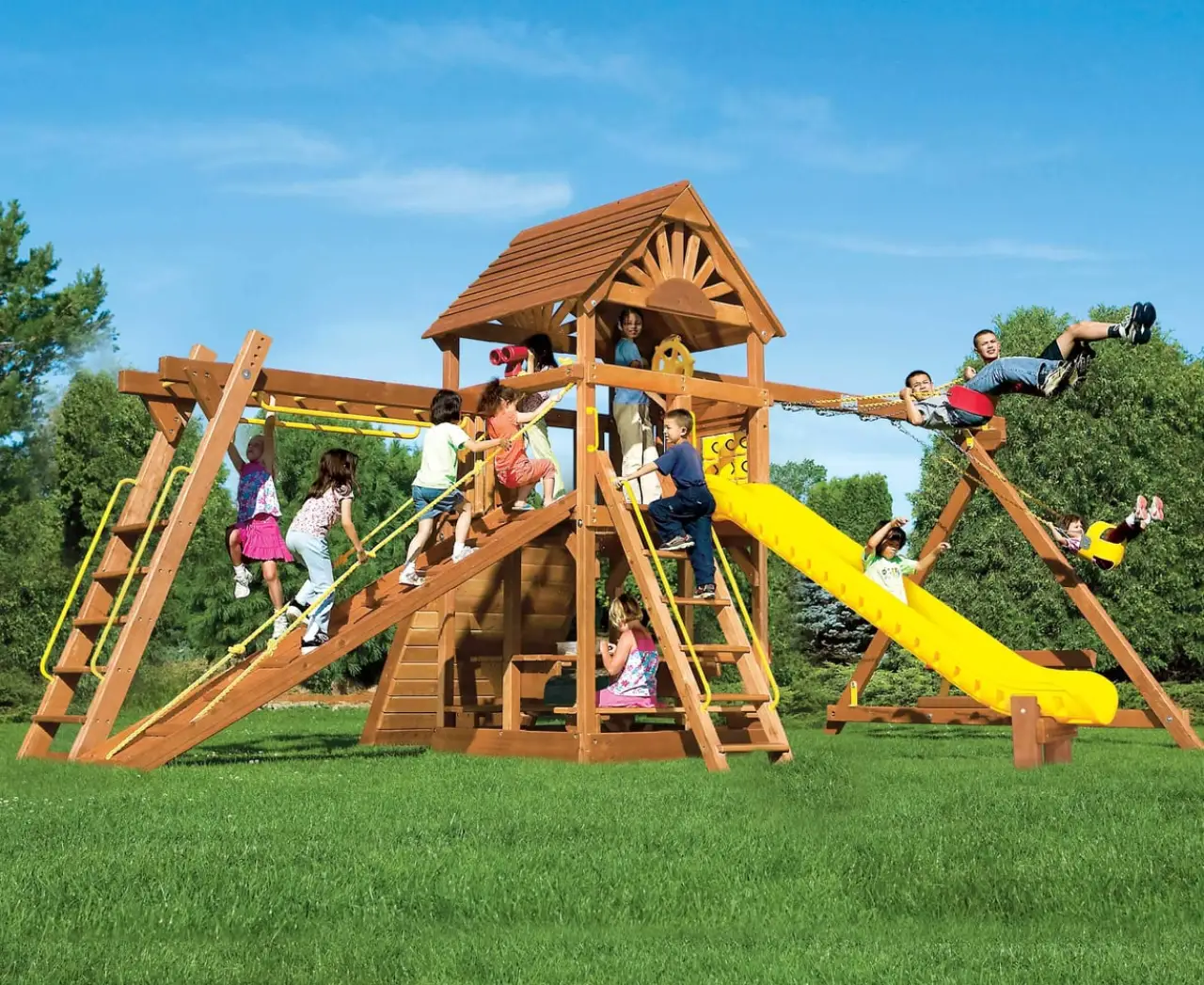 Rainbow Clubhouse Pkg III Extravaganza Rainbow Play Systems thumbnail