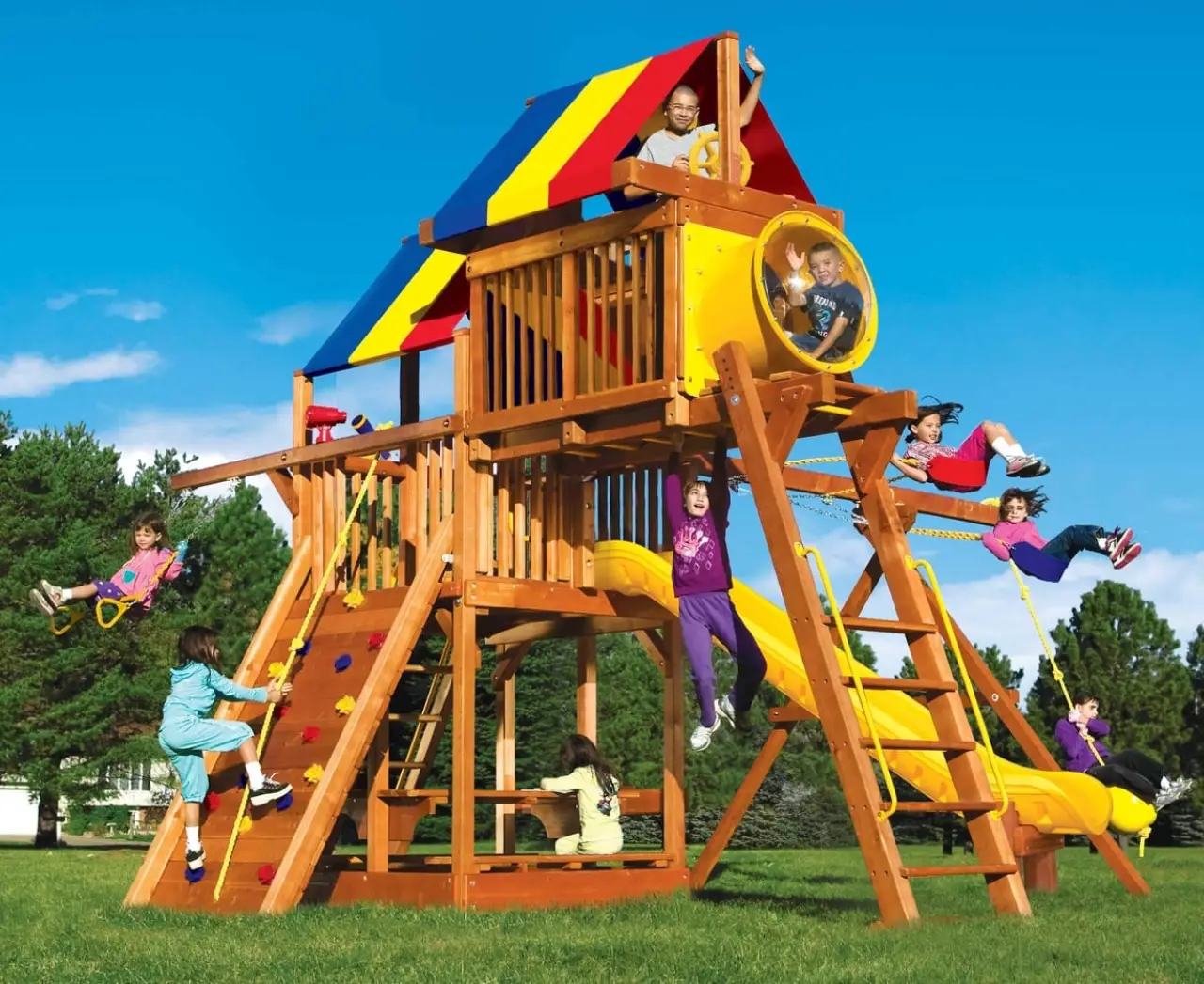 Rainbow Clubhouse Pkg IV Rainbow Play Systems thumbnail