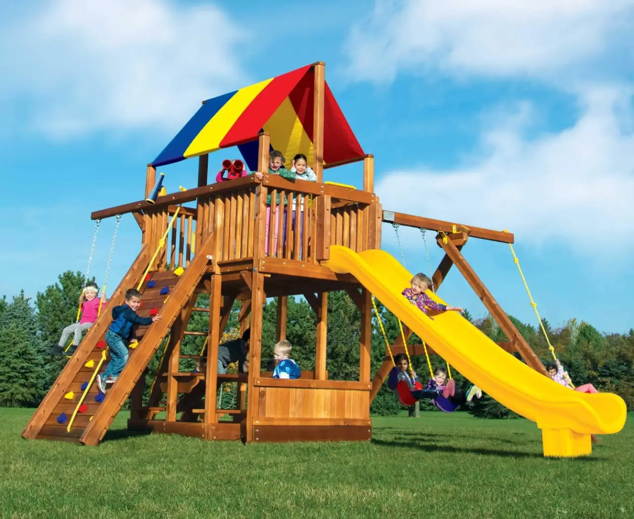 Monster Clubhouse Pkg II Rainbow Play Systems thumbnail
