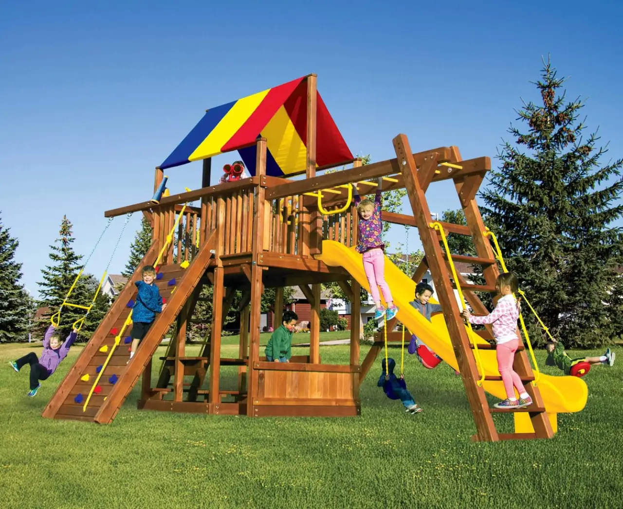 Monster Clubhouse Pkg III Rainbow Play Systems thumbnail