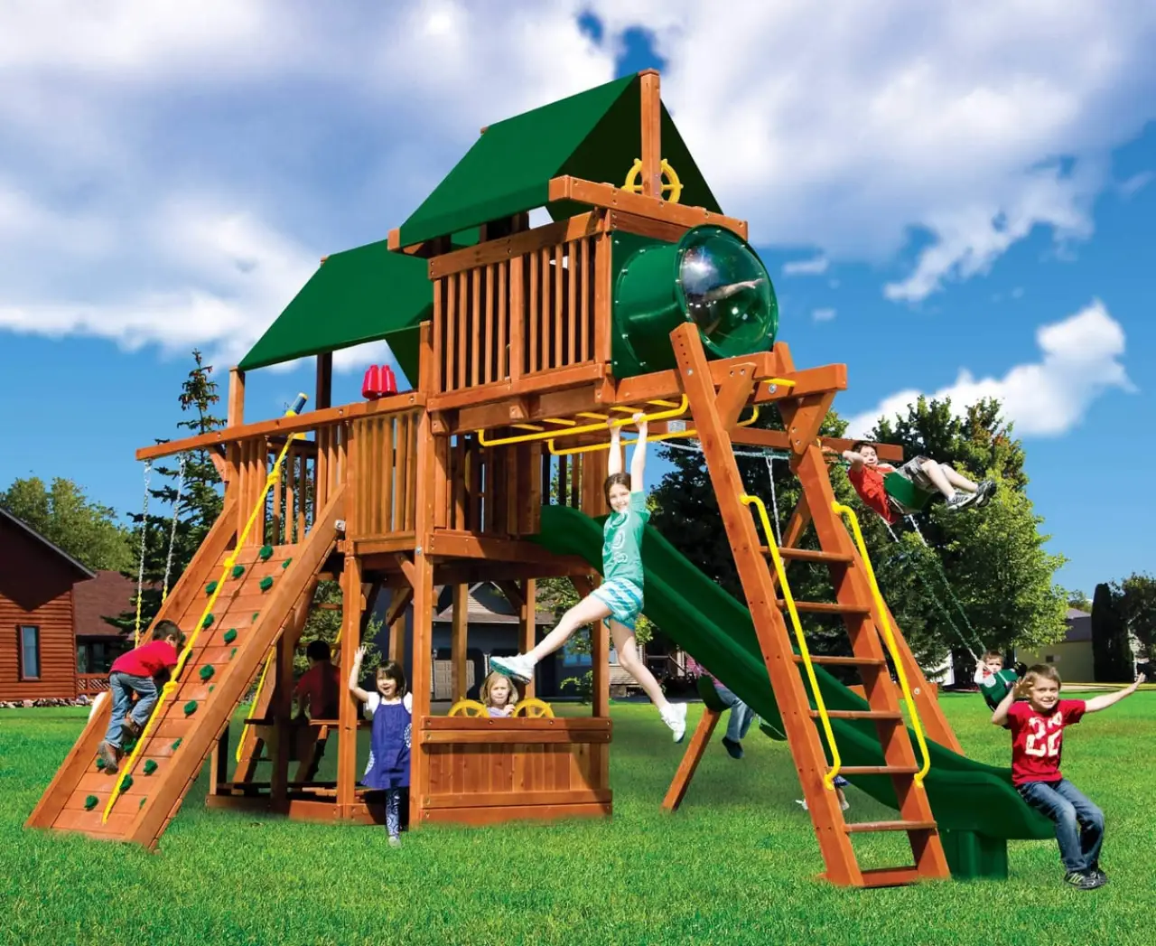 Monster Clubhouse Pkg IV Rainbow Play Systems thumbnail