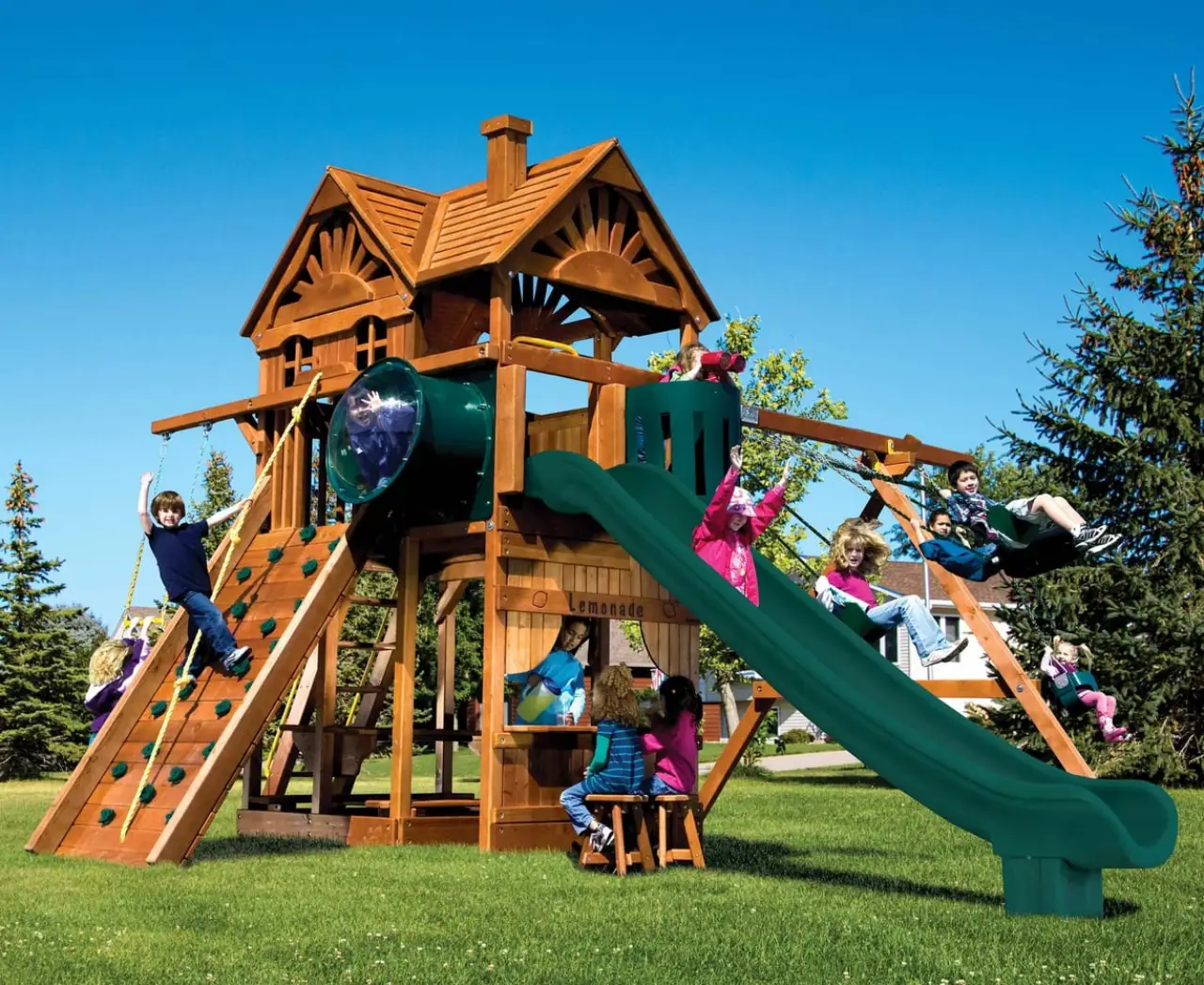 Monster Huckleberry Hideout Pkg II Beautiful Rainbow Play Systems thumbnail