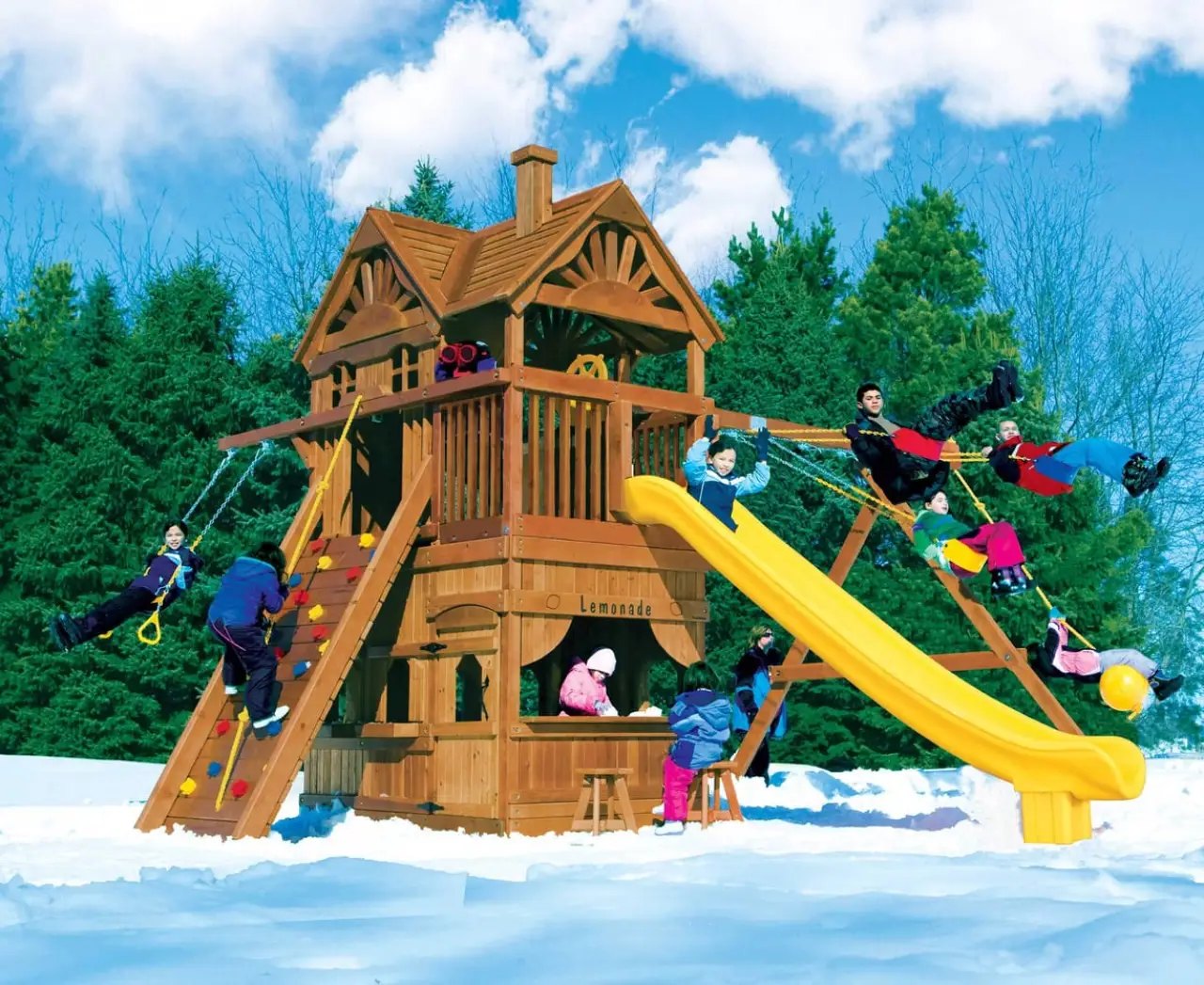 Huckleberry Hideout Classic Rainbow Play Systems thumbnail